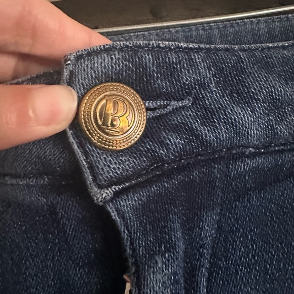 Pierre Balmain Low-Rise Distressed Skinny Leg Jeans - Picture 7 of 15